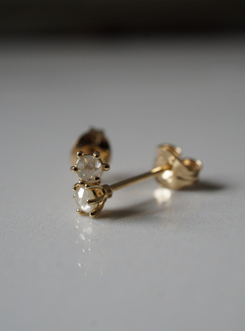 Frosted Diamond Studs *Made-to-Order
