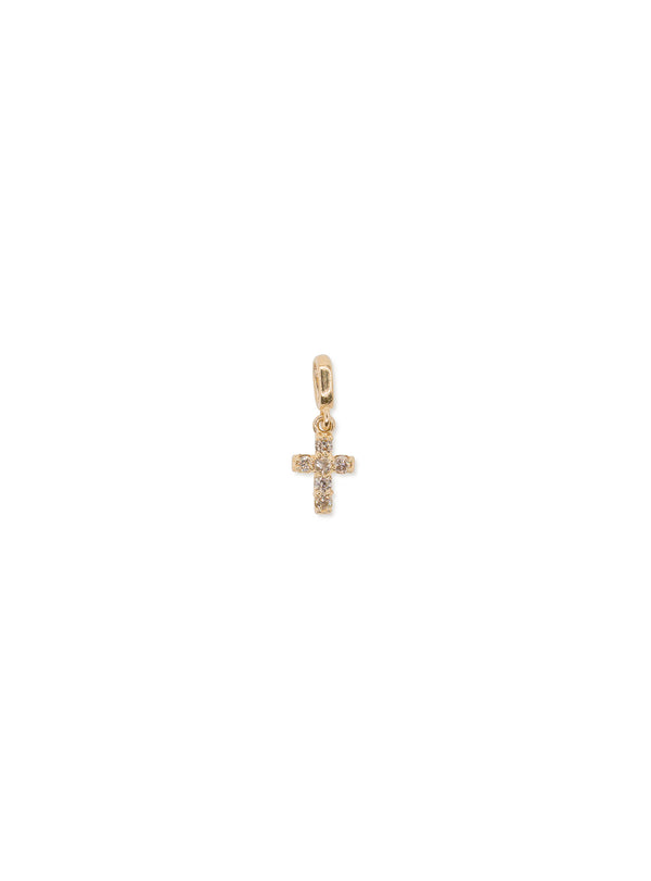 Mini Diamond Cross Charm *Made-to-Order