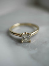 Hidden Stars - 0.63ct Champagne Princess-Cut Engagement Ring *SOLD