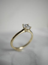 Hidden Stars - 0.71ct Round Salt & Pepper Diamond Engagement Ring *SOLD