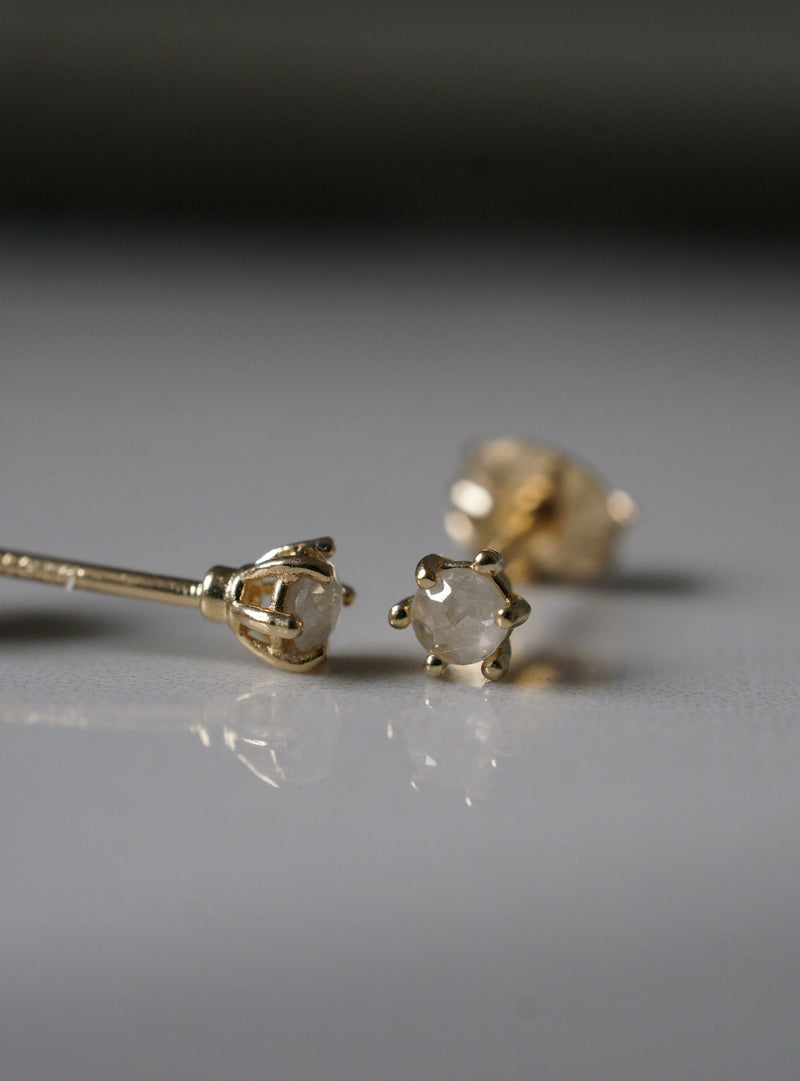 Frosted Diamond Studs *Made-to-Order