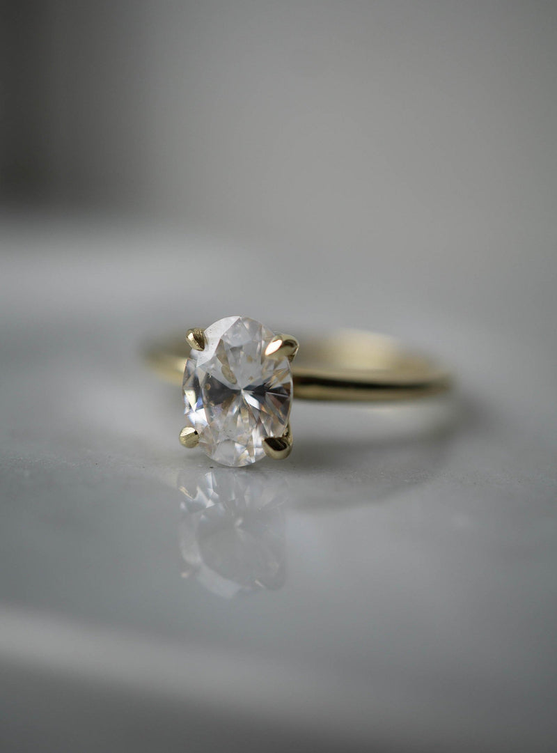 Oval Classic - Lab Diamond Solitaire *Made-to-Order