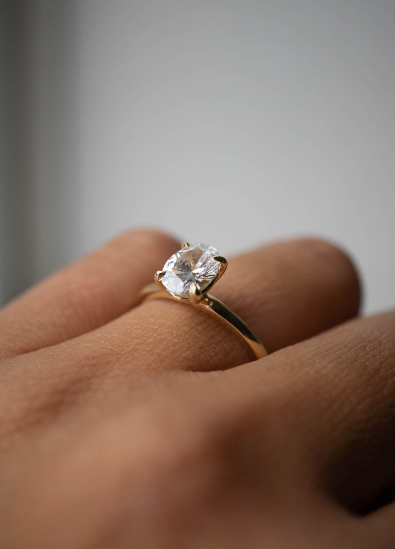 Oval Classic - Lab Diamond Solitaire *Made-to-Order