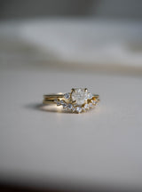 First Dance - 0.72ct Icy Salt & Pepper Diamond 3-stone Ring *SOLD