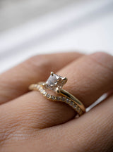 0.7ct Champagne Asscher Solitaire Engagement Ring *SOLD