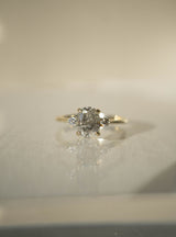 First Dance Ring - 1.63ct Oval Salt & Pepper Diamond 3-stone ring *SOLD