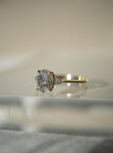 First Dance Ring - 1.63ct Oval Salt & Pepper Diamond 3-stone ring *SOLD